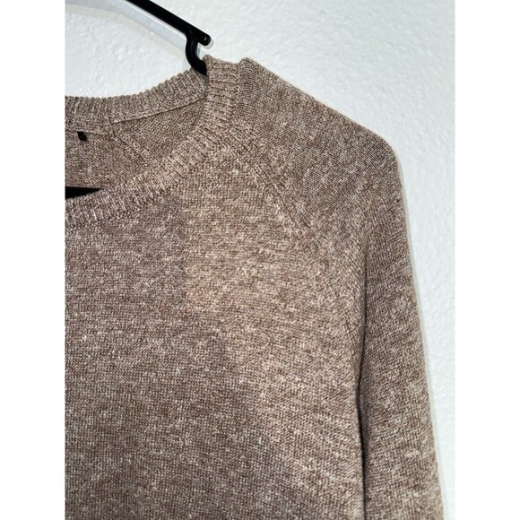 EUC PrAna Breathe Koala Crew Pullover Sweater Mens Large Brown Organic Cotton - Picture 8 of 16